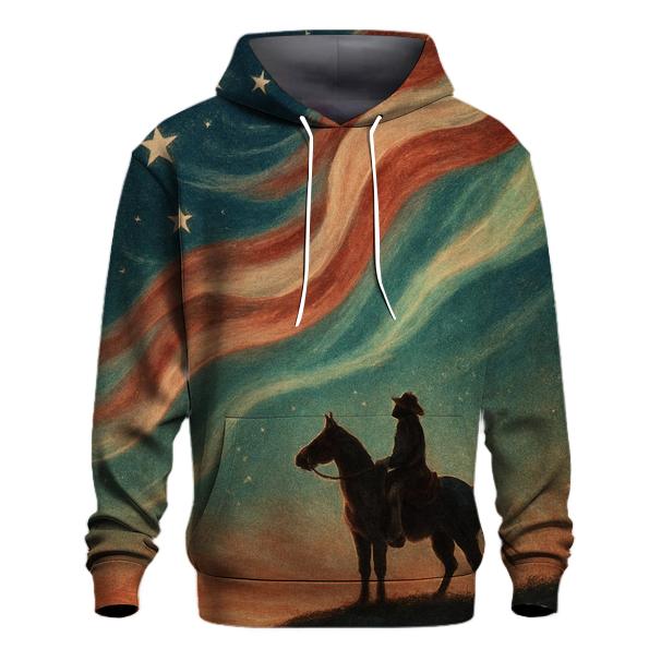 Prairie Night Flag Constellation graphic hoodies
