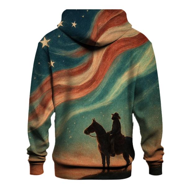 Prairie Night Flag Constellation graphic hoodies