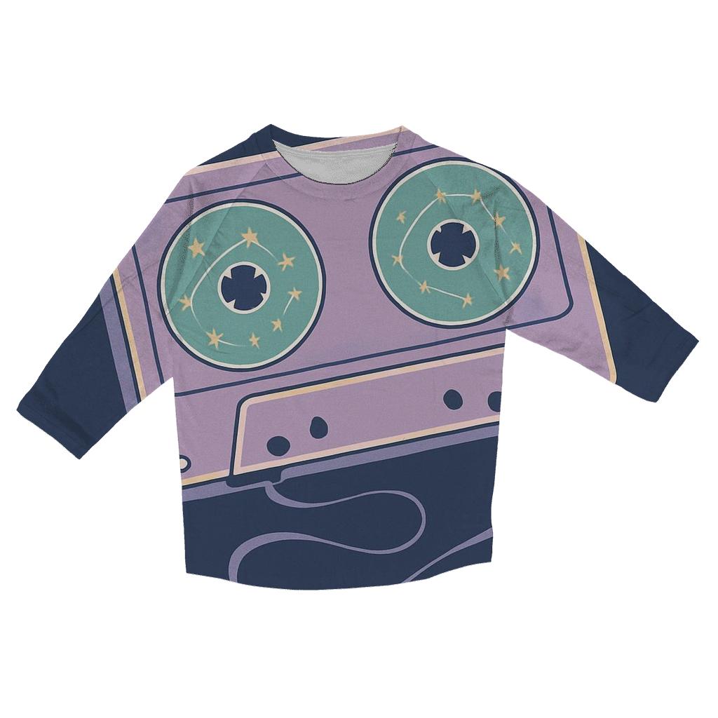 Cassette Constellation Map personalized 3/4 sleeve tees