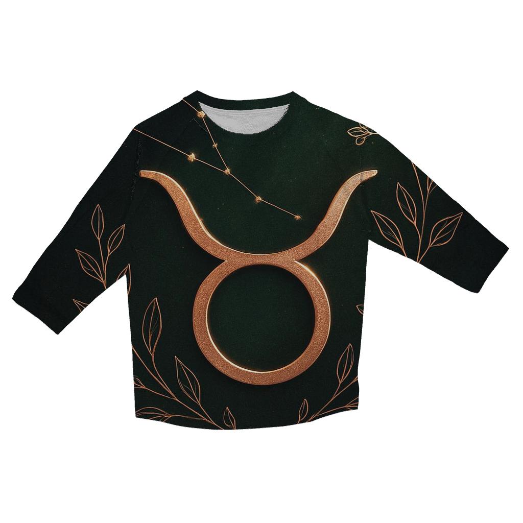 Venus Ruled Taurus Garden Constellation Sigil personalized 3/4 sleeve tees