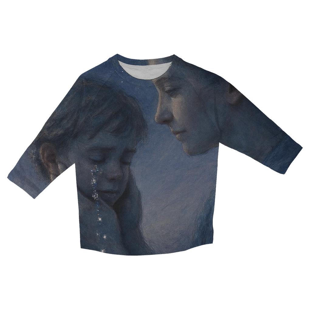 The Quiet Translation Her Love Turns Tears Into Courage fashion 3/4 sleeve shirts