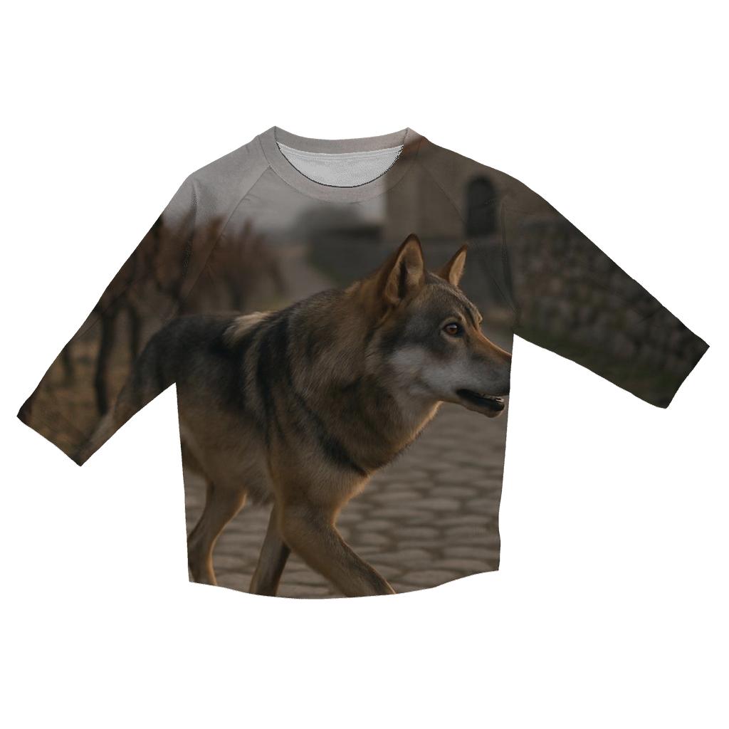 Iberian Wolf Threading A Dawn Vineyard Terraced Valley fashion 3/4 sleeve shirts