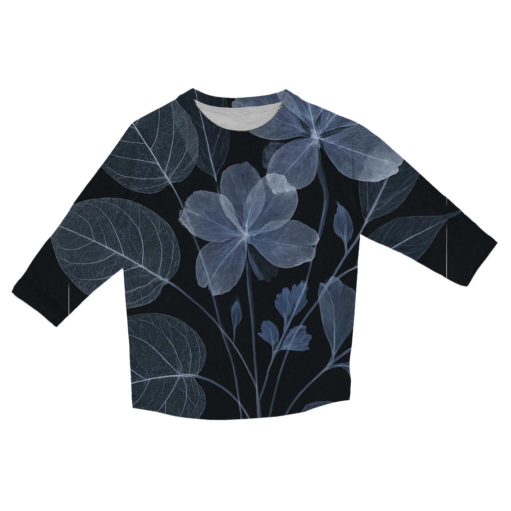 Moonlit Botanical X Ray Collage cotton quarter sleeve shirts