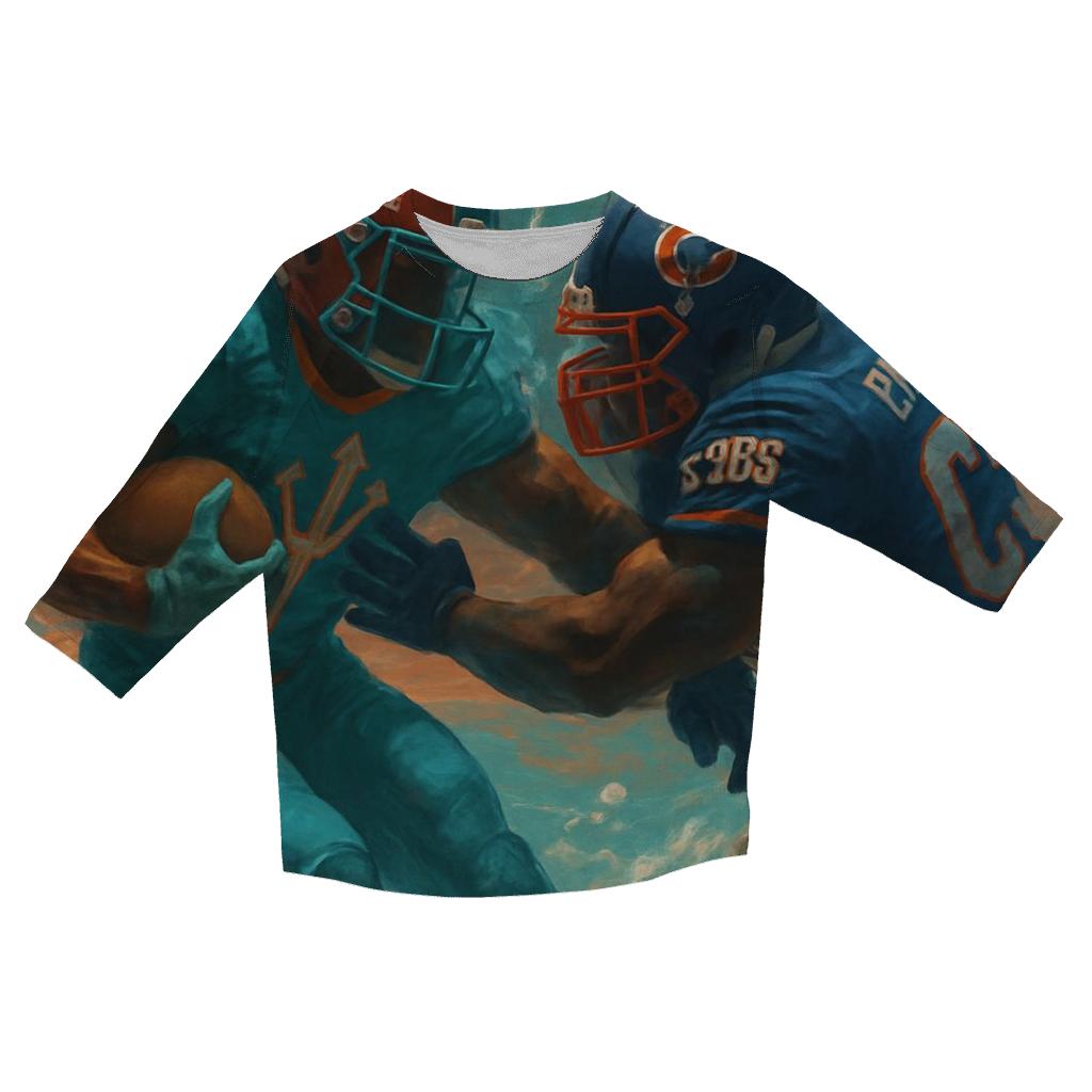 Underwater Coral Stadium Rumble fashion 3/4 sleeve shirts
