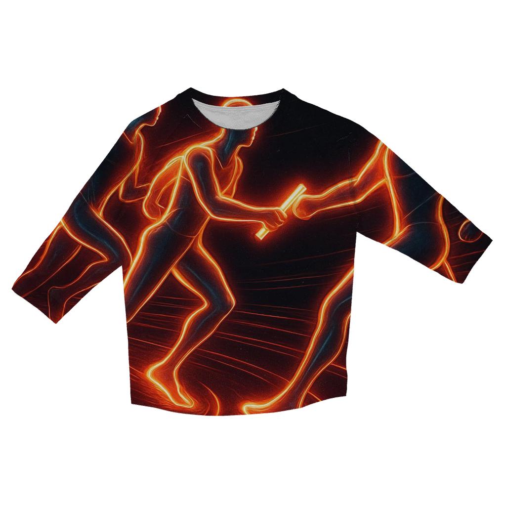 Starlit Sprint Relay stylish quarter sleeve tops
