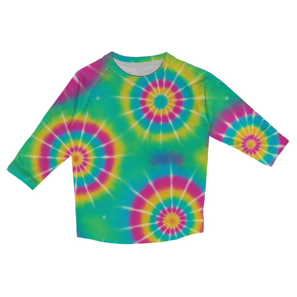 Kumo Nebula Rosette Cluster Dye Burst printed three quarter sleeve shirts