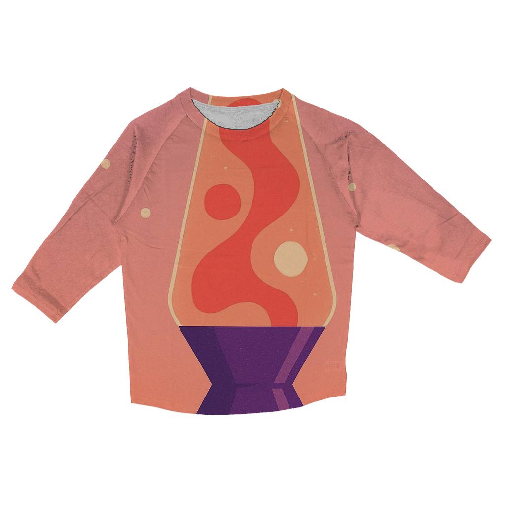 Cosmic Lava Lamp Calm designer 3/4 sleeve blouses