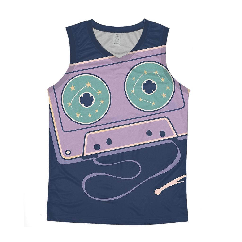 Cassette Constellation Map casual summer tank tops