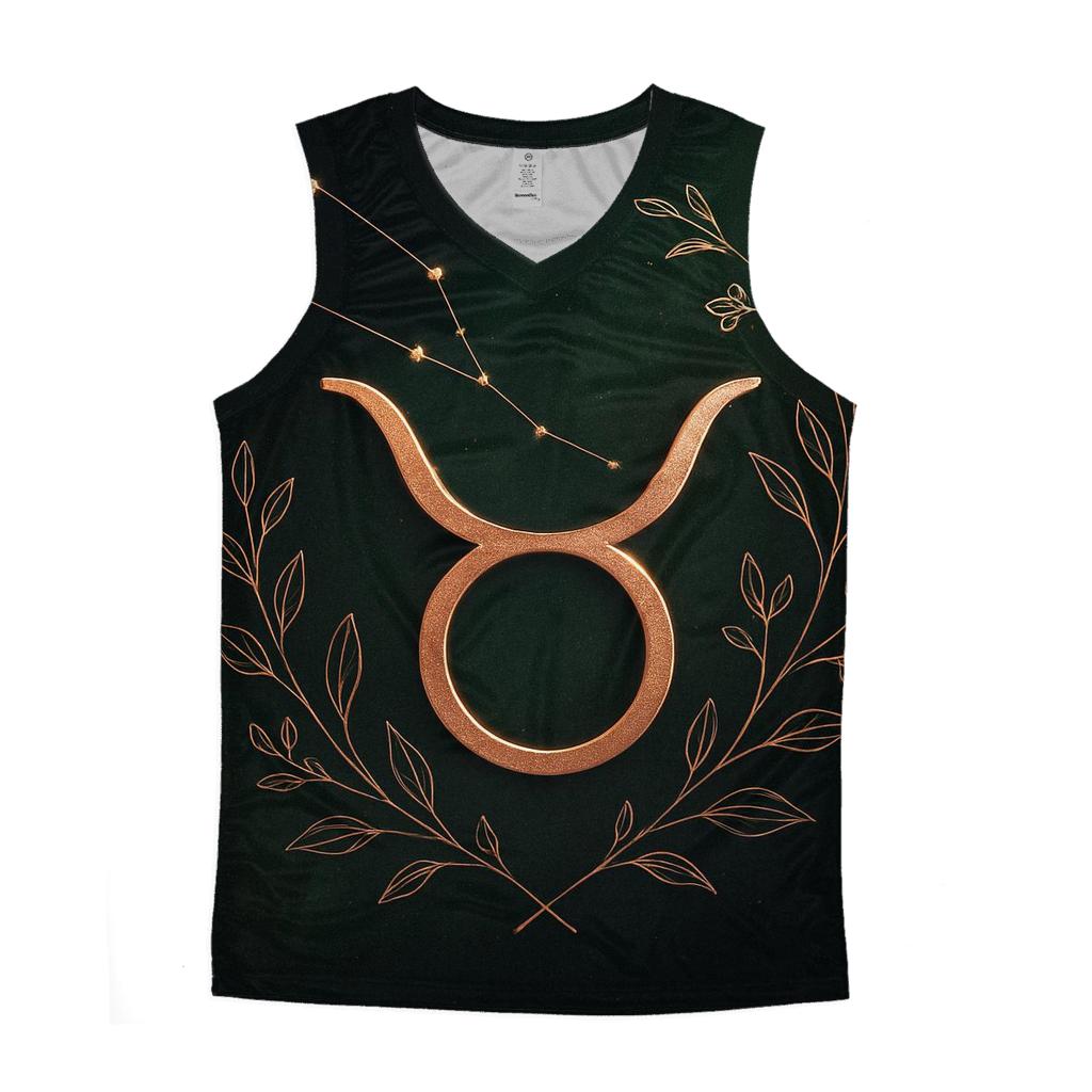 Venus Ruled Taurus Garden Constellation Sigil personalized athletic tanks