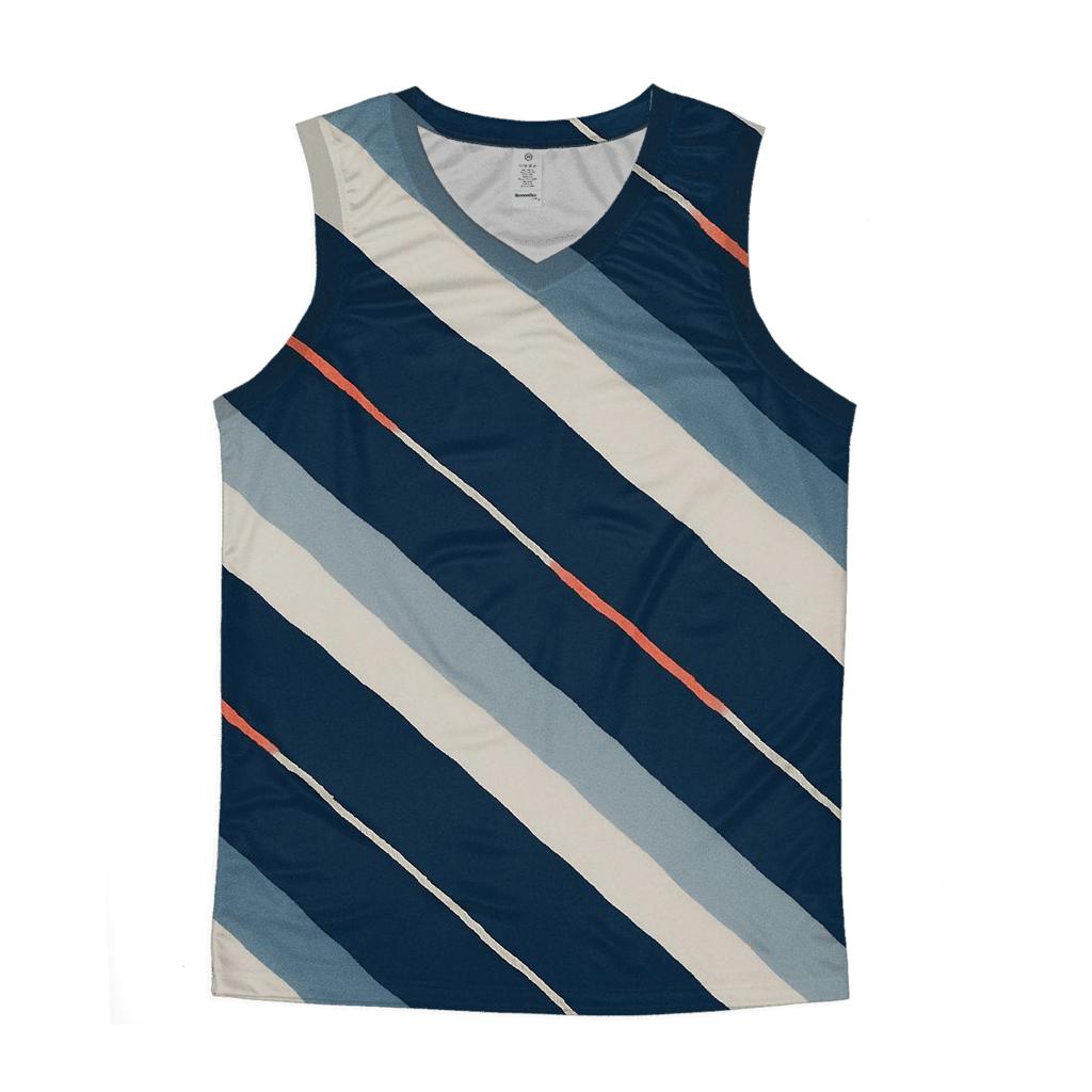 Arashi Comet Rain Pole Wrap Diagonals cotton sleeveless tops