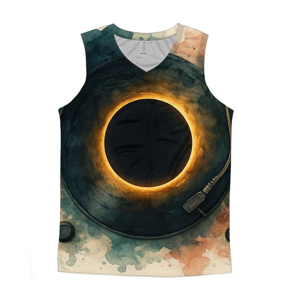 Turntable Eclipse Bloom personalized athletic tanks