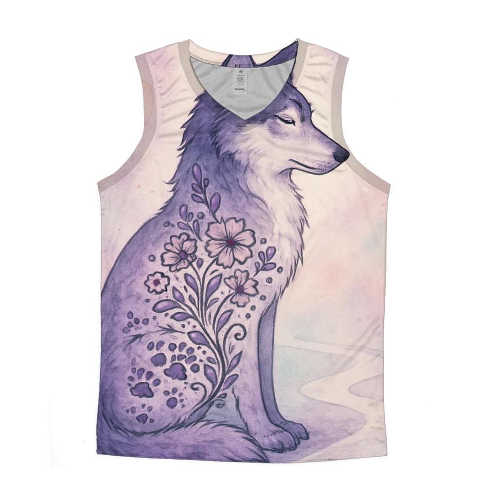 Ink Garden Watchwolf casual summer tank tops
