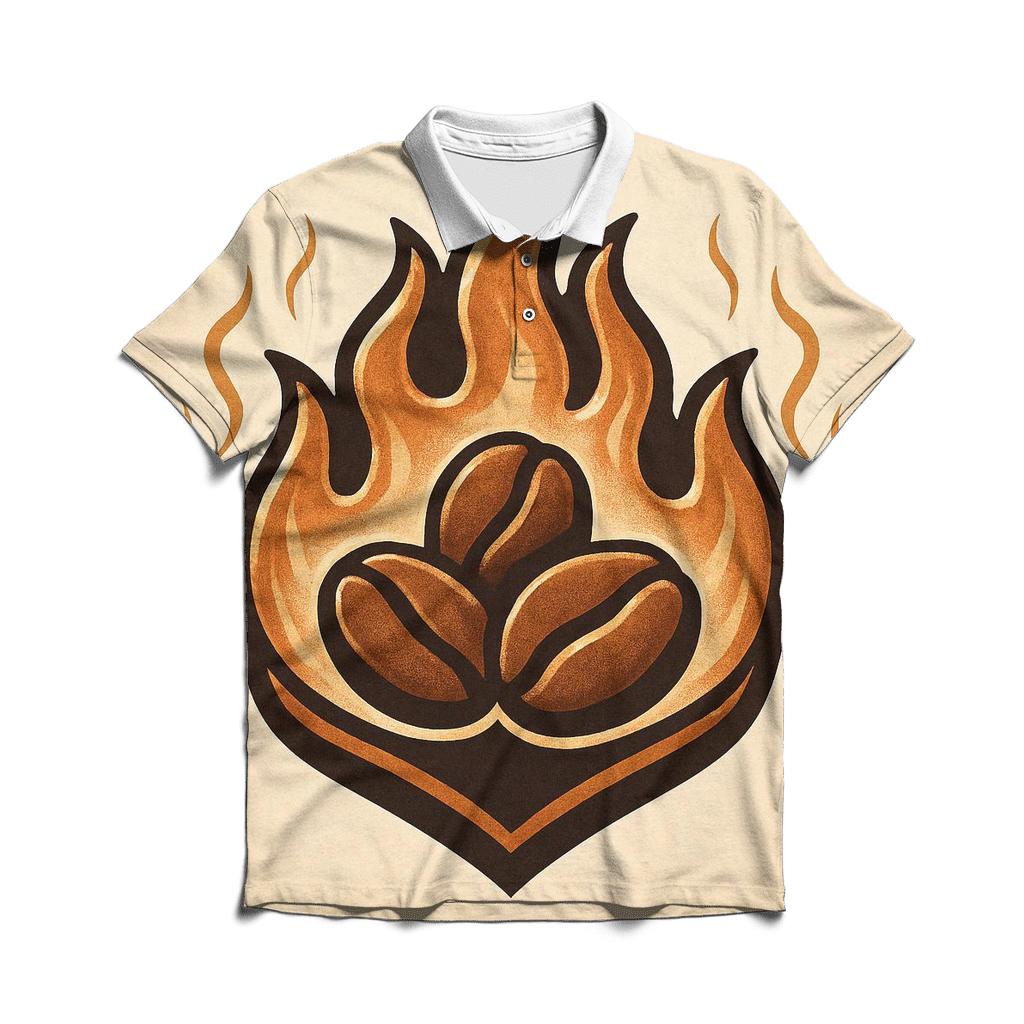 Roaster Flame Crest designer slim fit polos