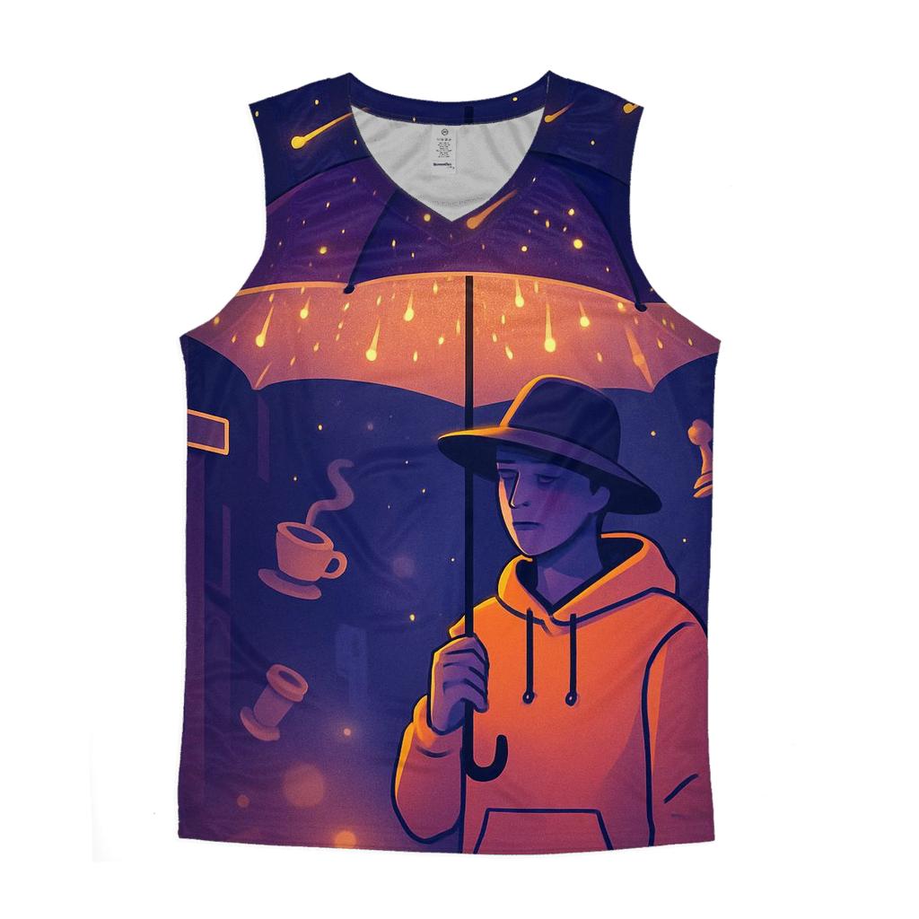 The Umbrella That Catches Meteors sports performance tank tops