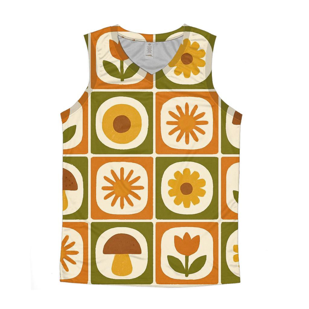 Harvest Kitchen Tiles Groove sports performance tank tops