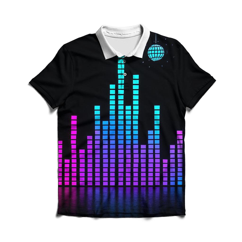 Neon VU Skyline casual sports polo shirts
