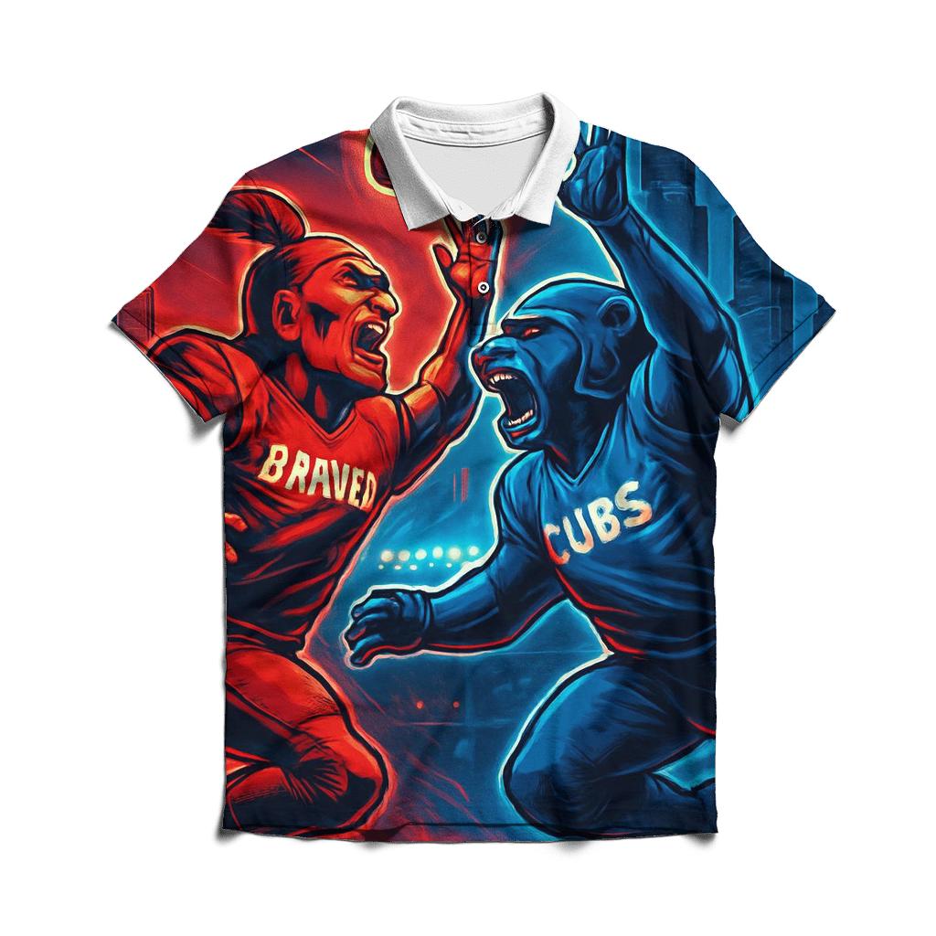 Neon Windy City Gridiron Clash designer slim fit polos