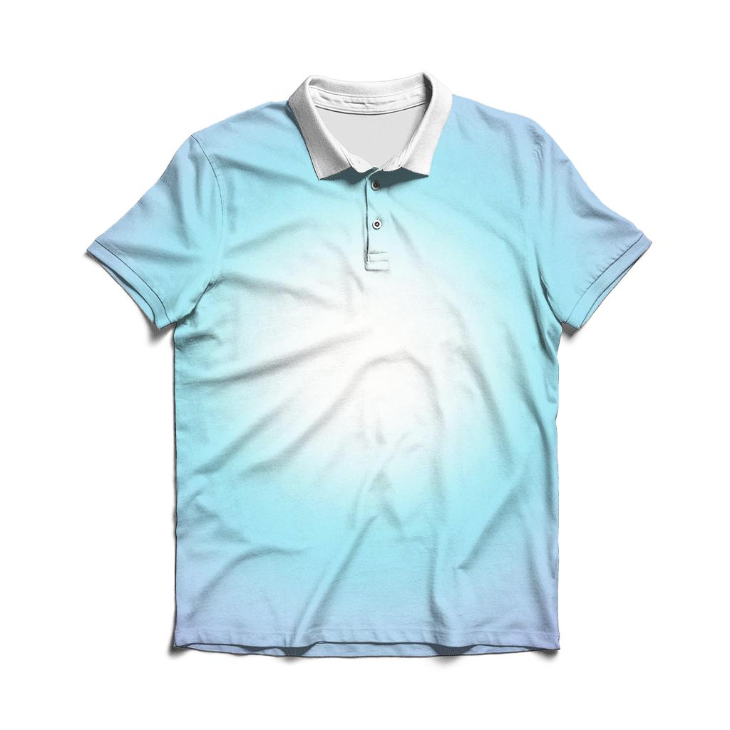 Arctic Prism Halo personalized polo shirts