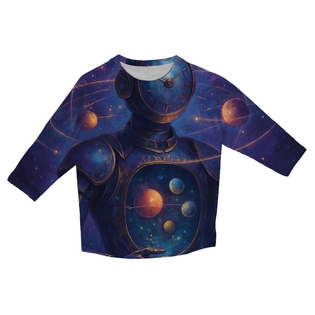 The Orrery Of Living Nebulas cotton quarter sleeve shirts
