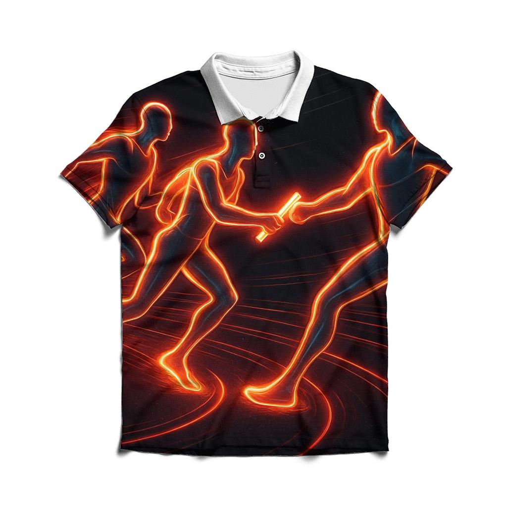 Starlit Sprint Relay designer slim fit polos