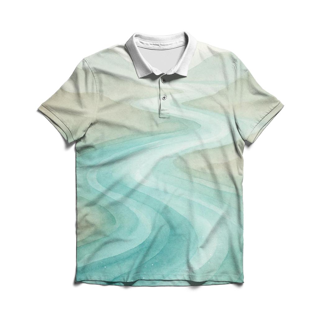 River Of Quiet Renewal custom polo shirts