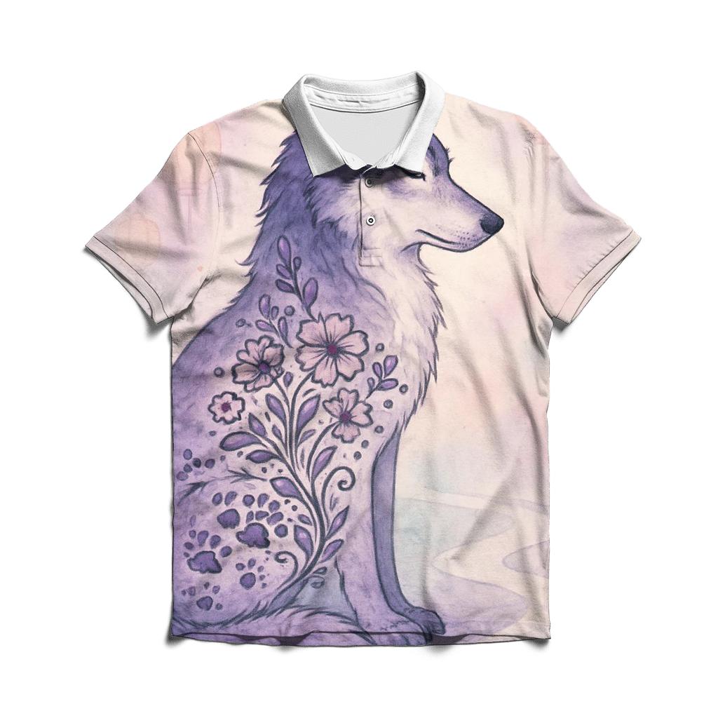 Ink Garden Watchwolf stylish collar polo tees