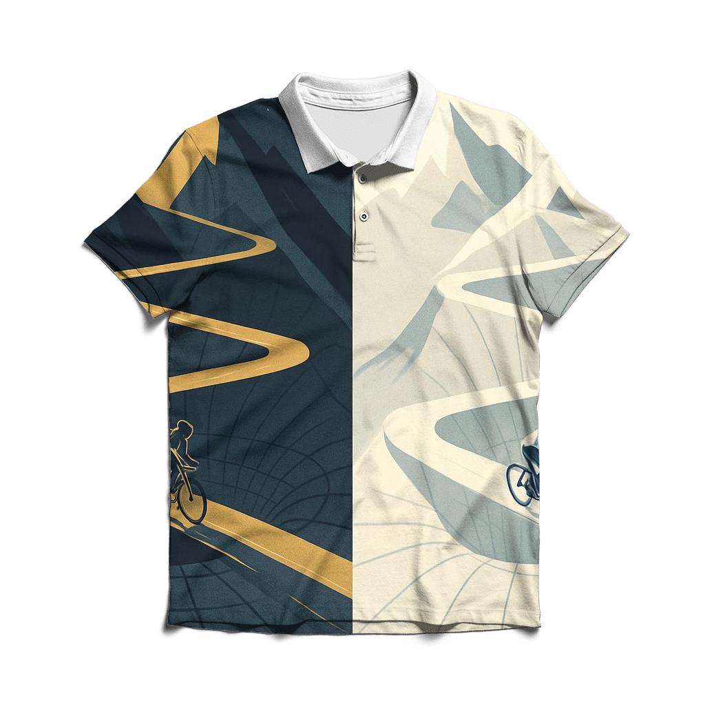 Mountain Gravity Cycling Climb classic pique polos