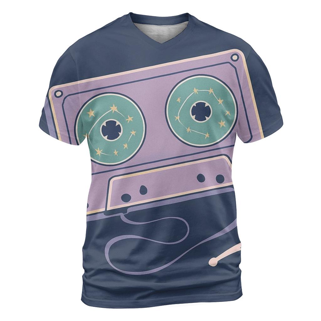 Cassette Constellation Map personalized full print shirts