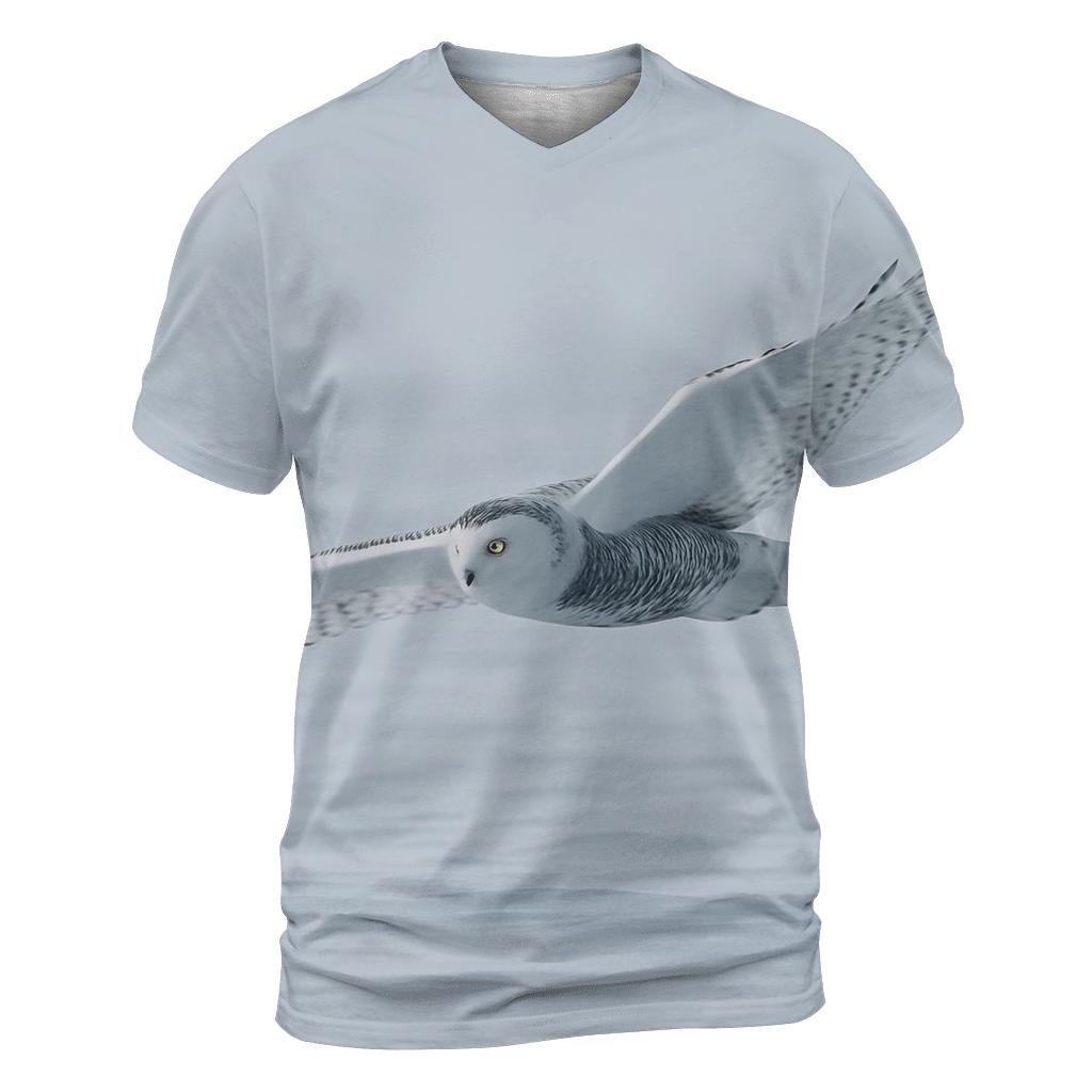 Frostline Forager Snowy Owl personalized full print shirts