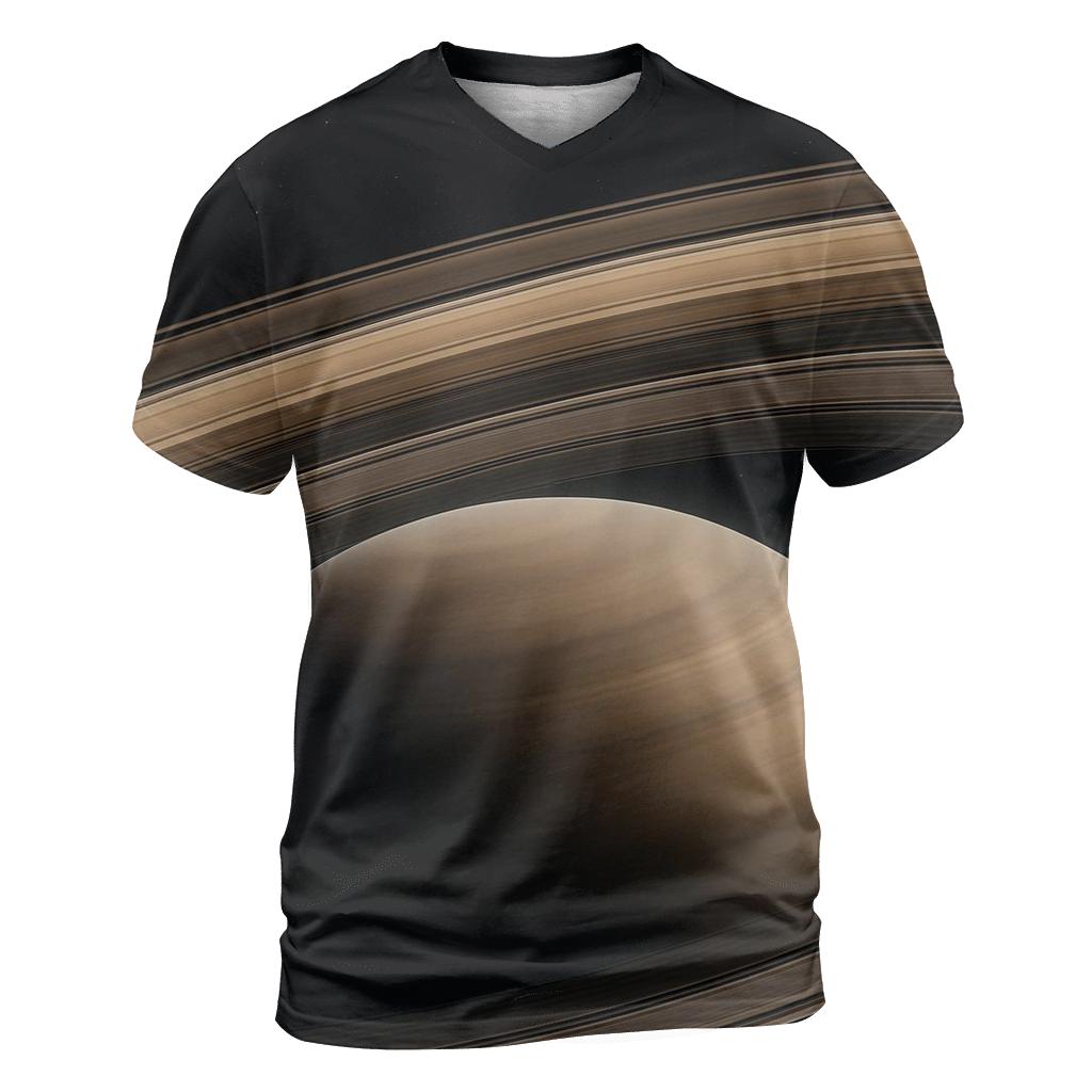 Ring Plane Horizon Bands vibrant all-over design tees