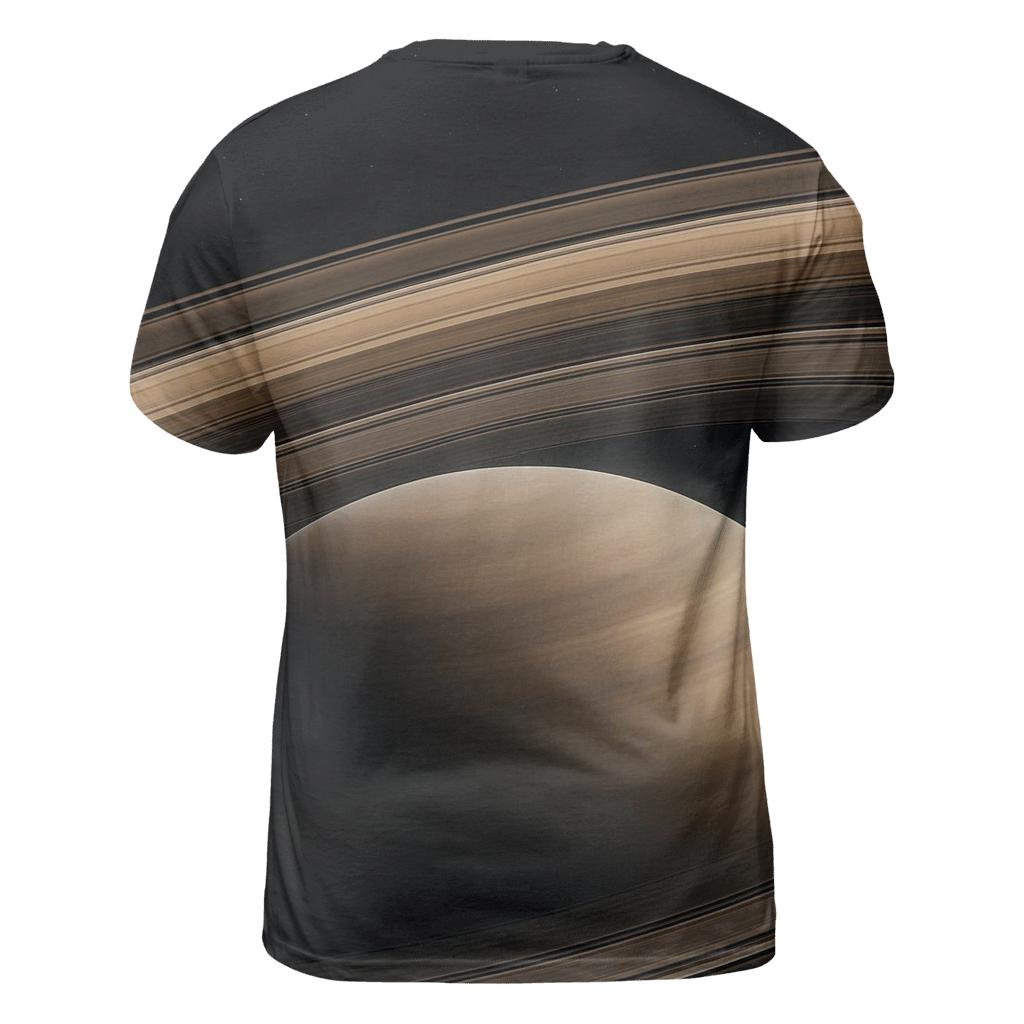 Ring Plane Horizon Bands vibrant all-over design tees