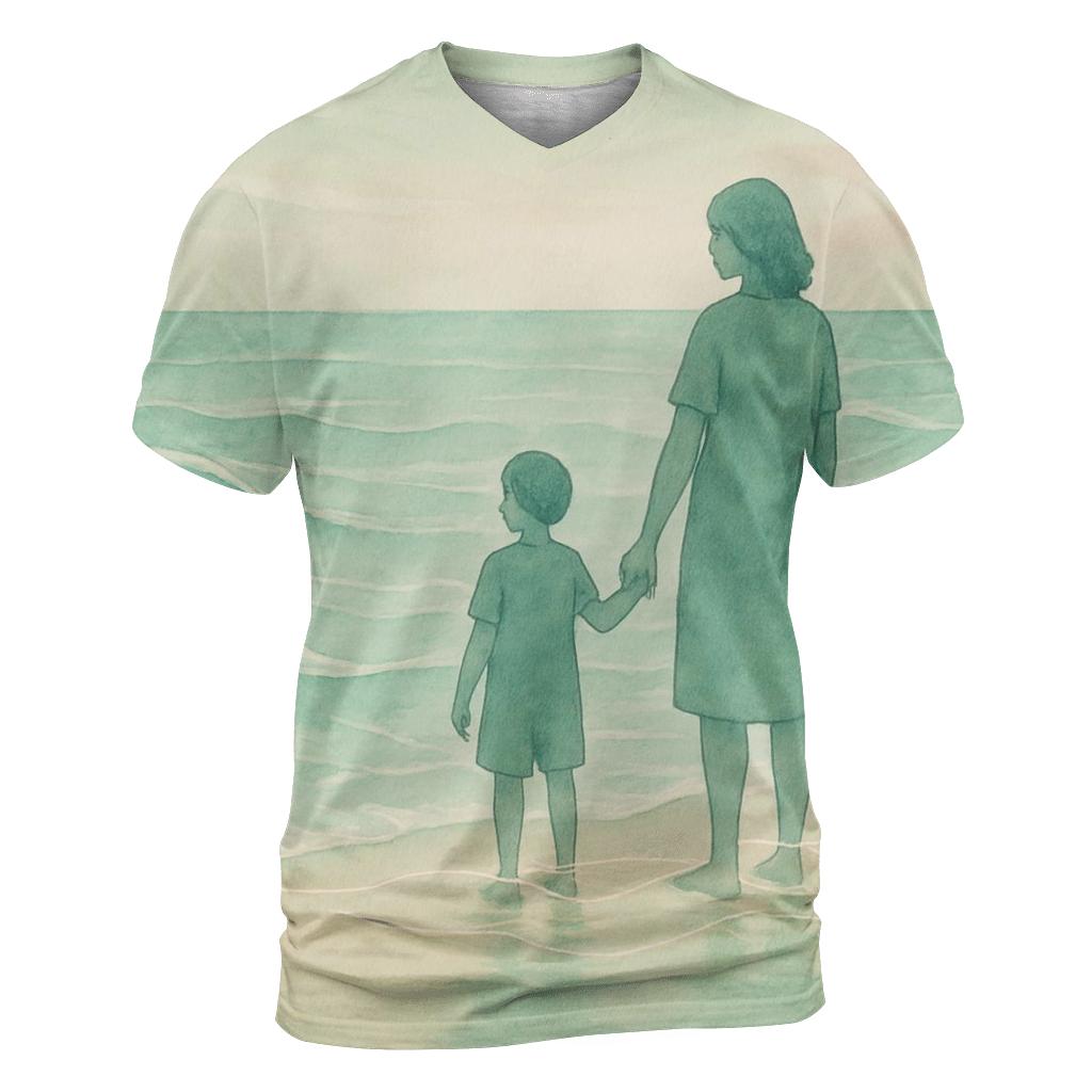 Her Patience Is A Tide The Love That Returns Again And Again designer pattern shirts