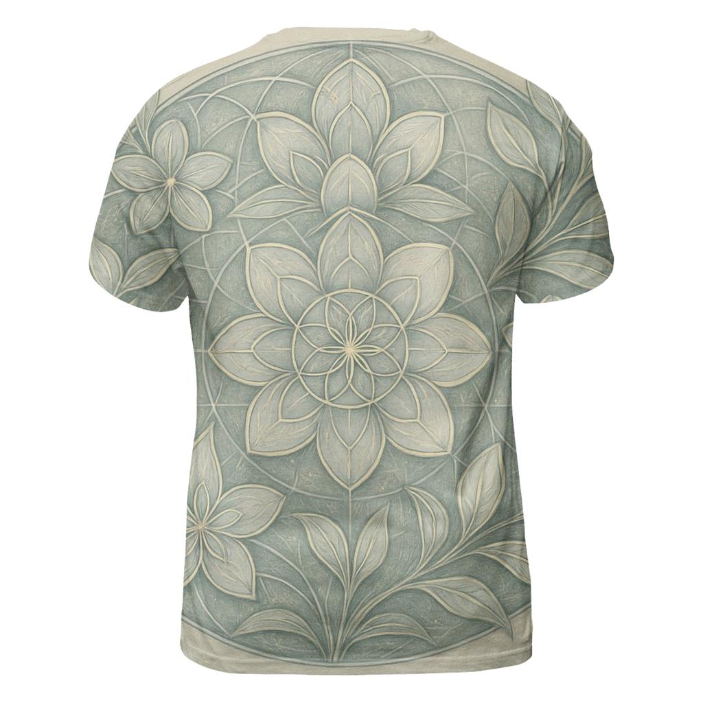 Starlit Geometry Garden custom all-over print shirts