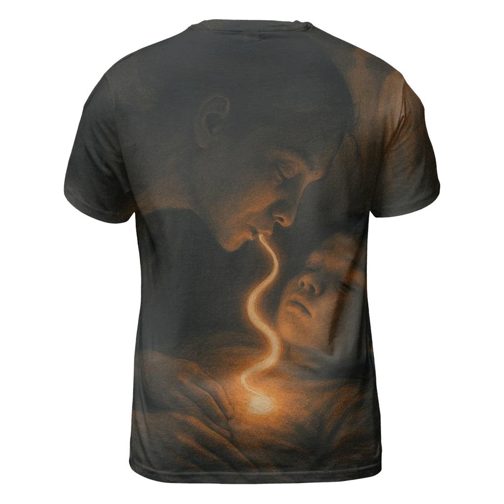 The Name She Whispered Into You A Spark That Never Stops Burning personalized full print shirts