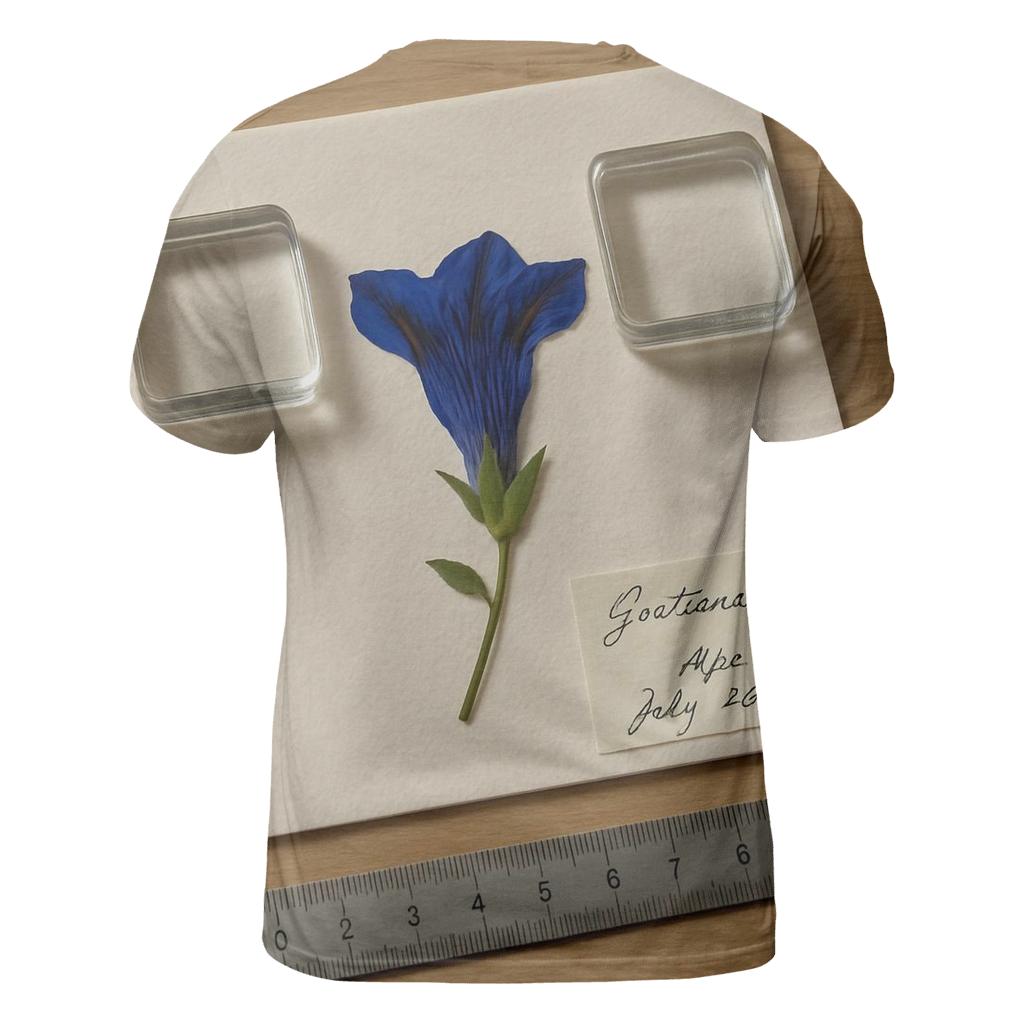 Pressed Herbarium Specimen Under Glass Weights statement graphic shirts