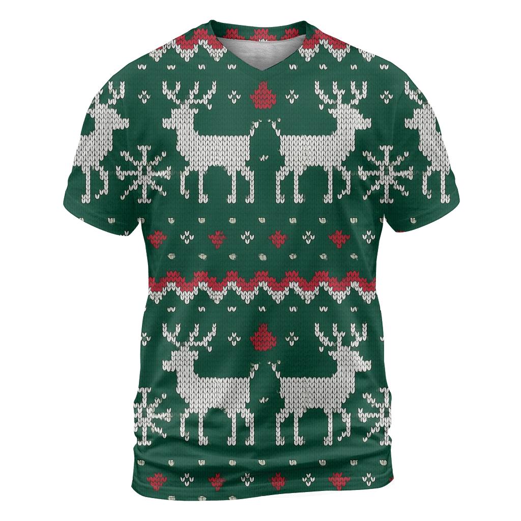 Reindeer Constellation Fair Isle Bands Design designer pattern shirts