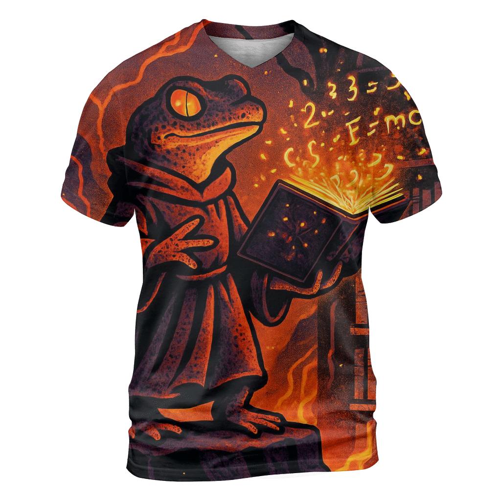 Volcanic Library Of Lost Equations trendy printed shirt styles