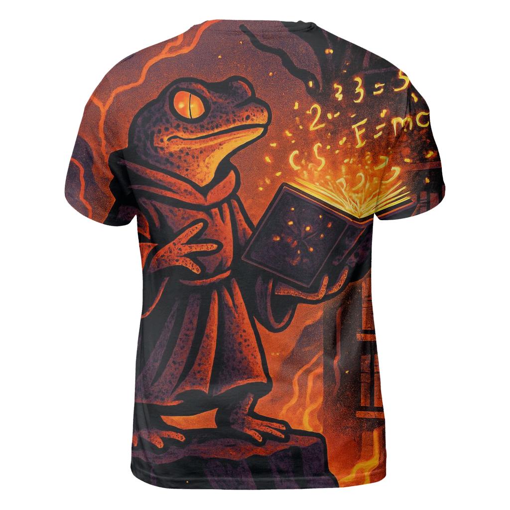 Volcanic Library Of Lost Equations trendy printed shirt styles