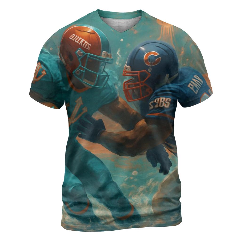 Underwater Coral Stadium Rumble custom all-over print shirts