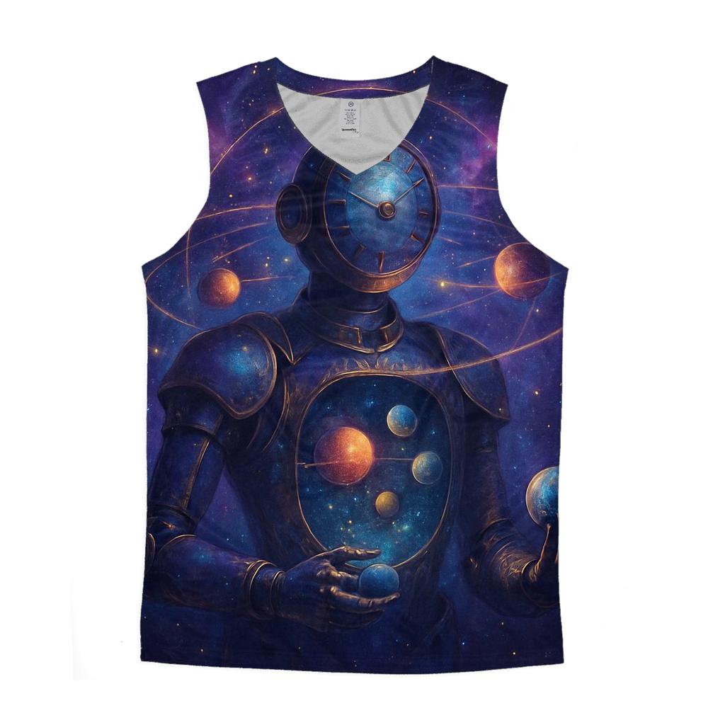 The Orrery Of Living Nebulas personalized athletic tanks