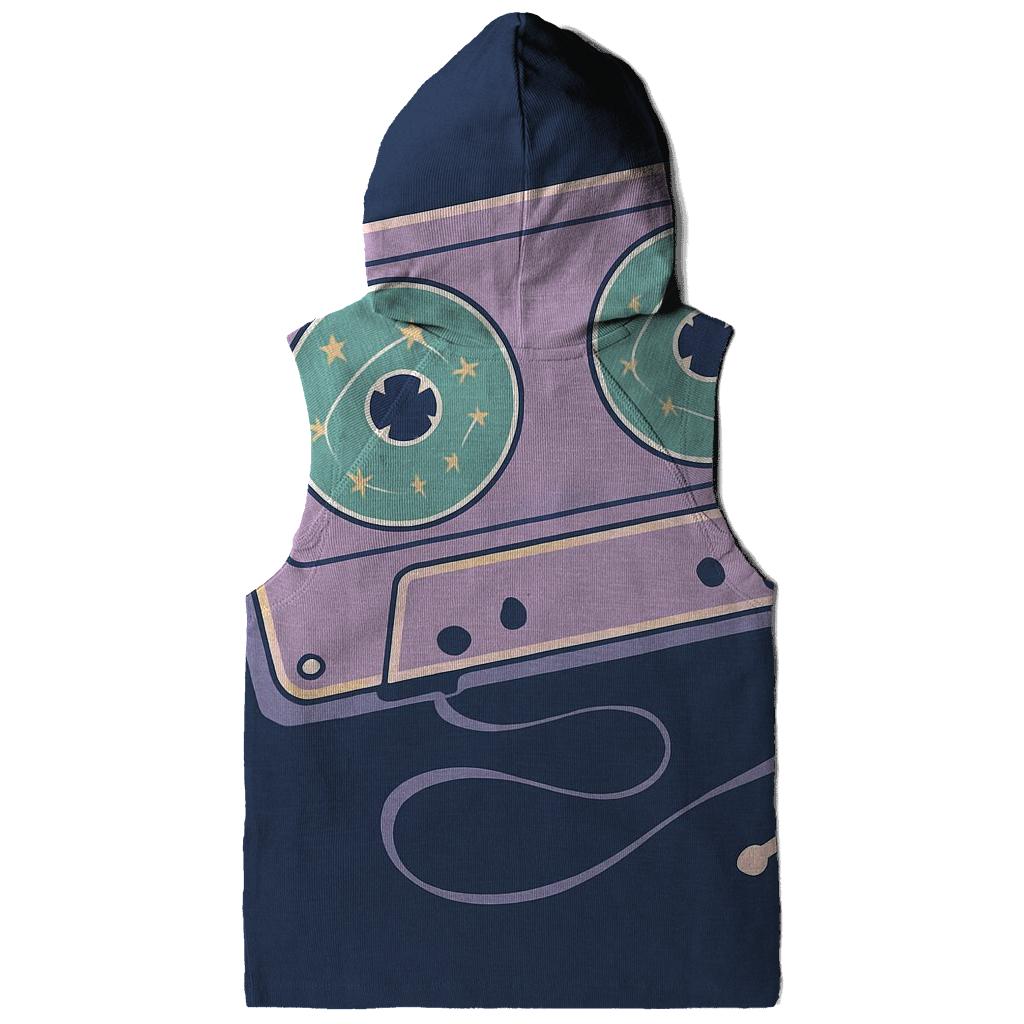 Cassette Constellation Map embroidered hoodies