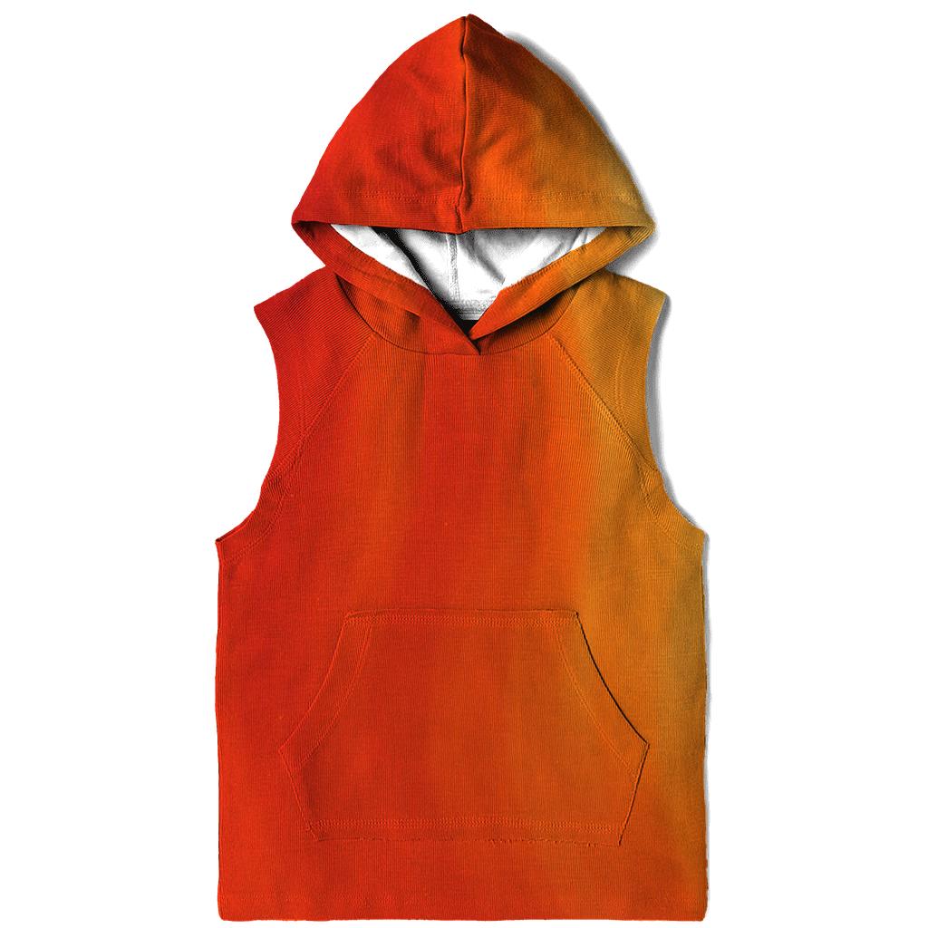 Molten Coral Cascade hoodies fashion