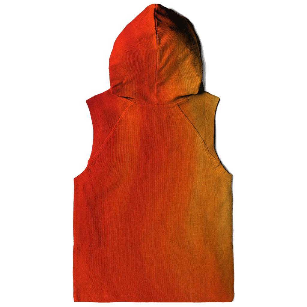 Molten Coral Cascade hoodies fashion