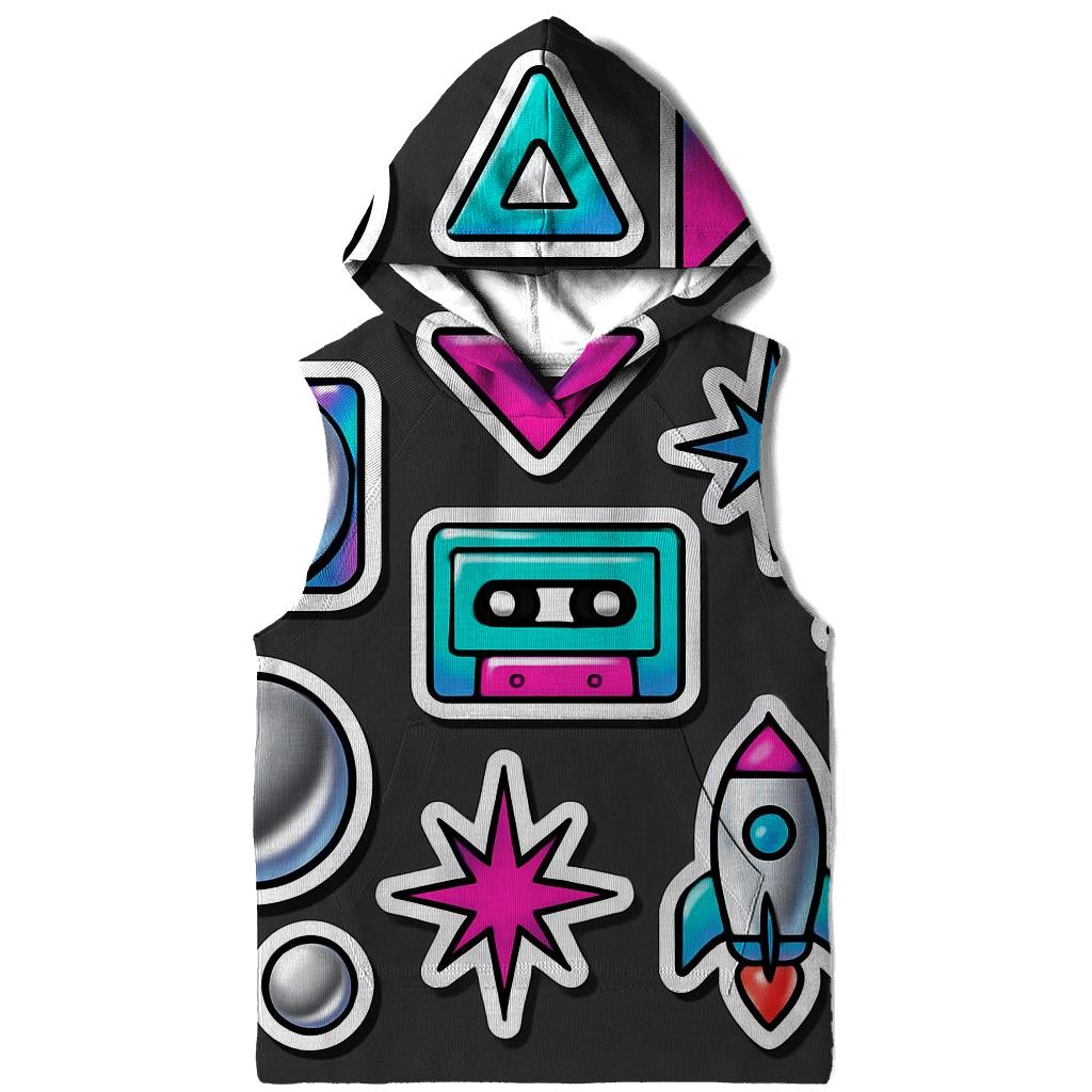 Chrome Orbital Sticker Sheet embroidered hoodies