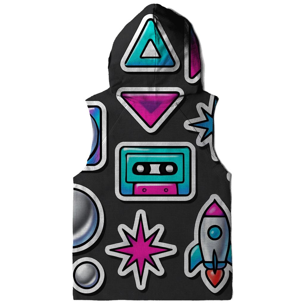 Chrome Orbital Sticker Sheet embroidered hoodies