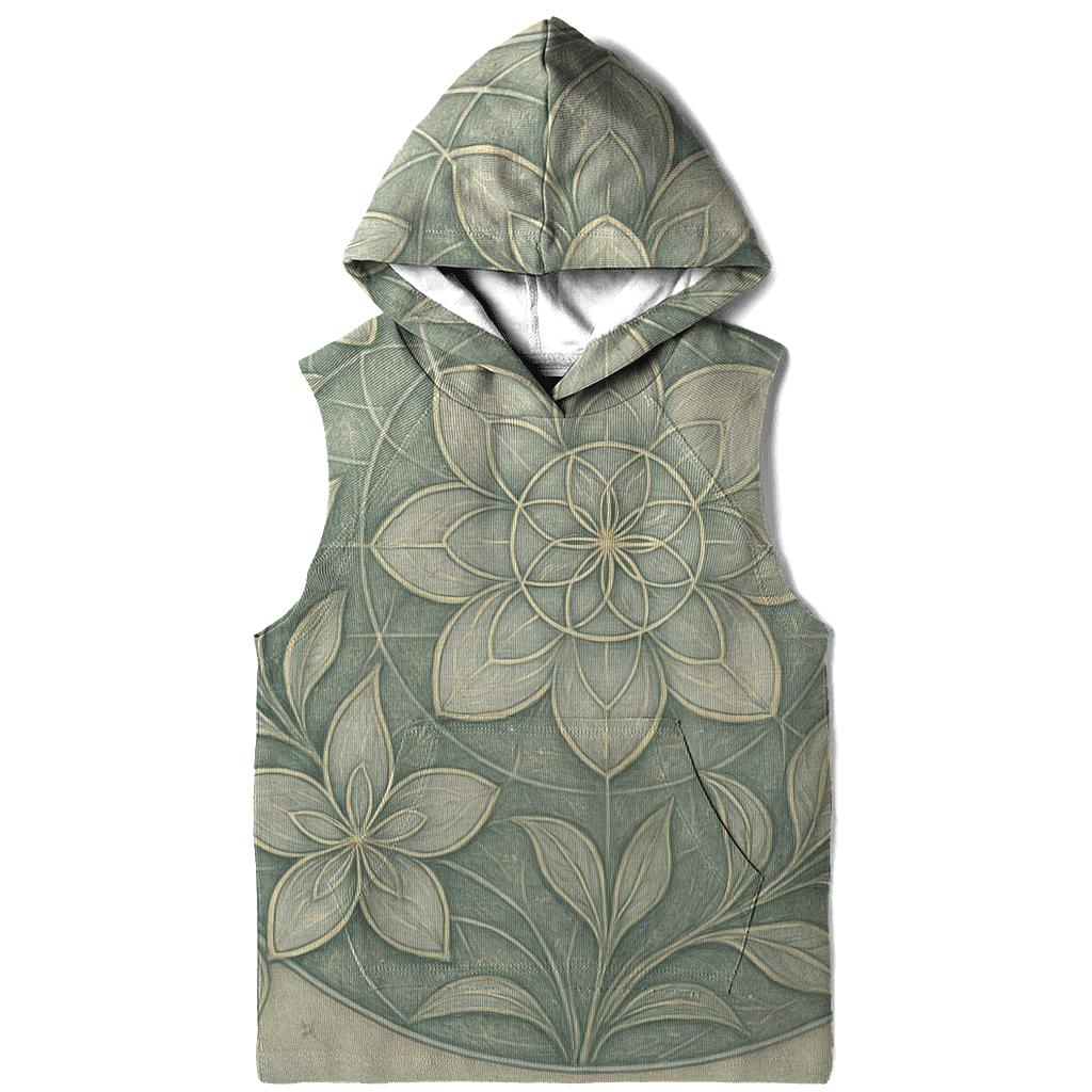 Starlit Geometry Garden pullover hoodies