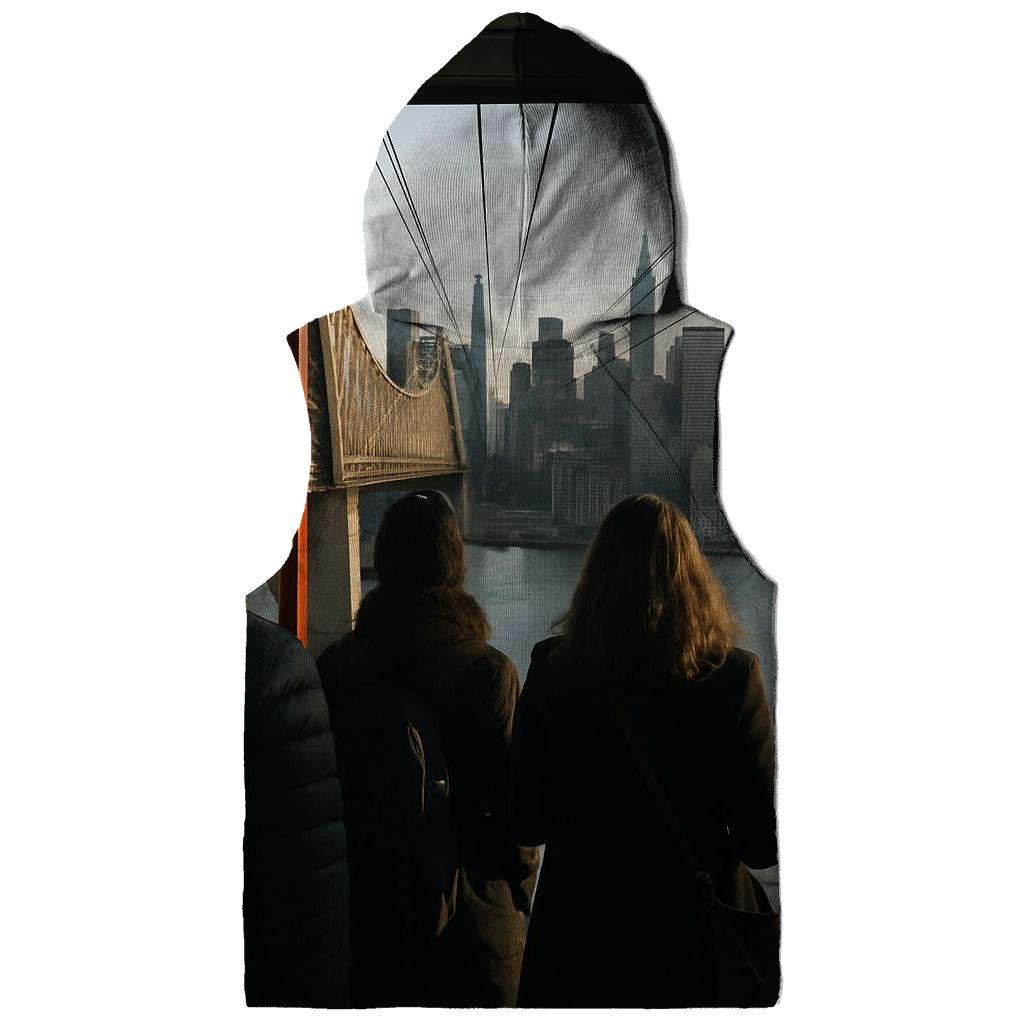 Roosevelt Island Tram Window Over The East River pullover hoodies