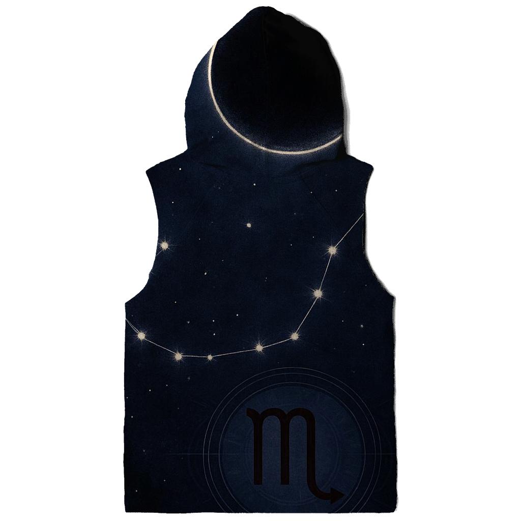 Scorpio Lunar Eclipse Constellation Seal embroidered hoodies