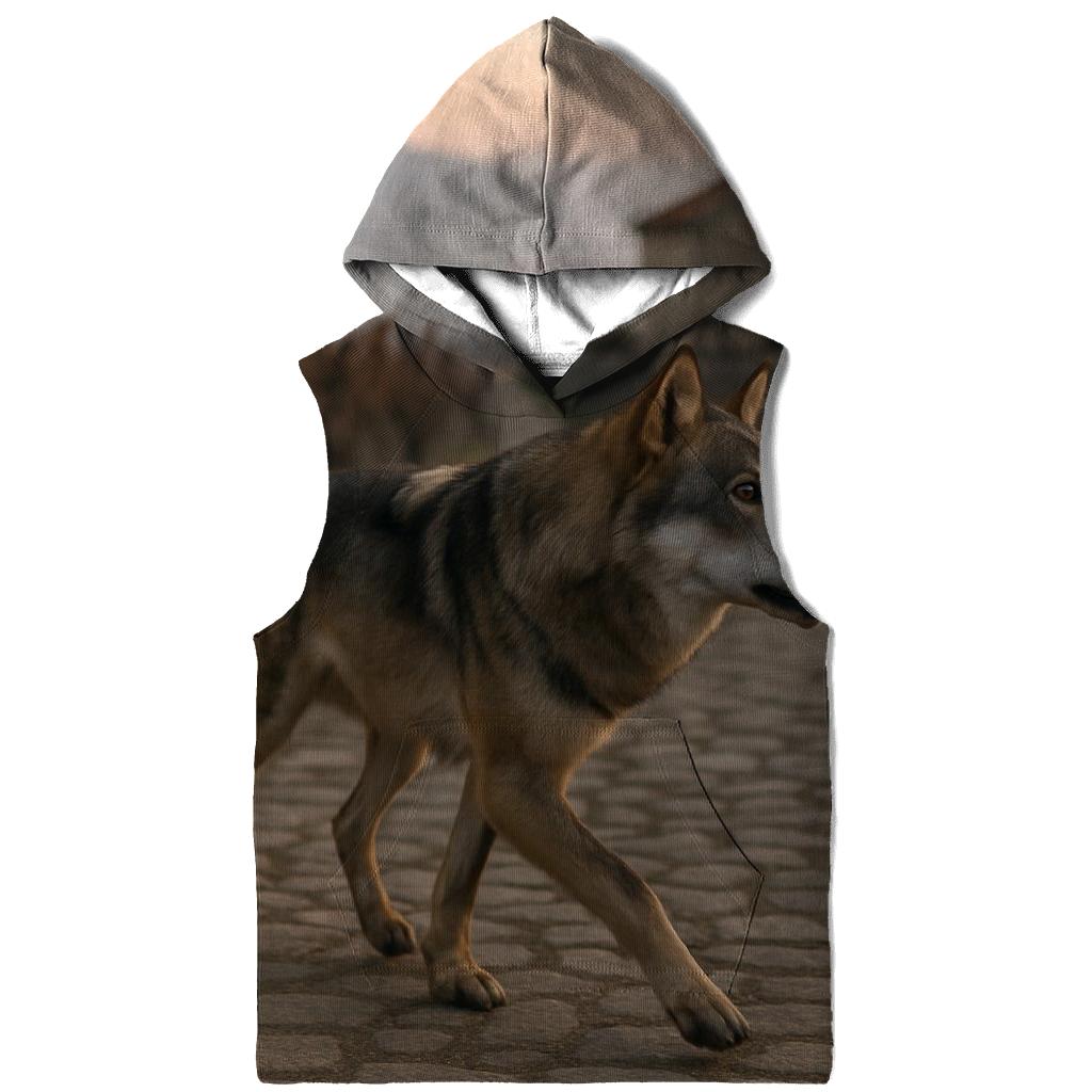 Iberian Wolf Threading A Dawn Vineyard Terraced Valley designer hoodies
