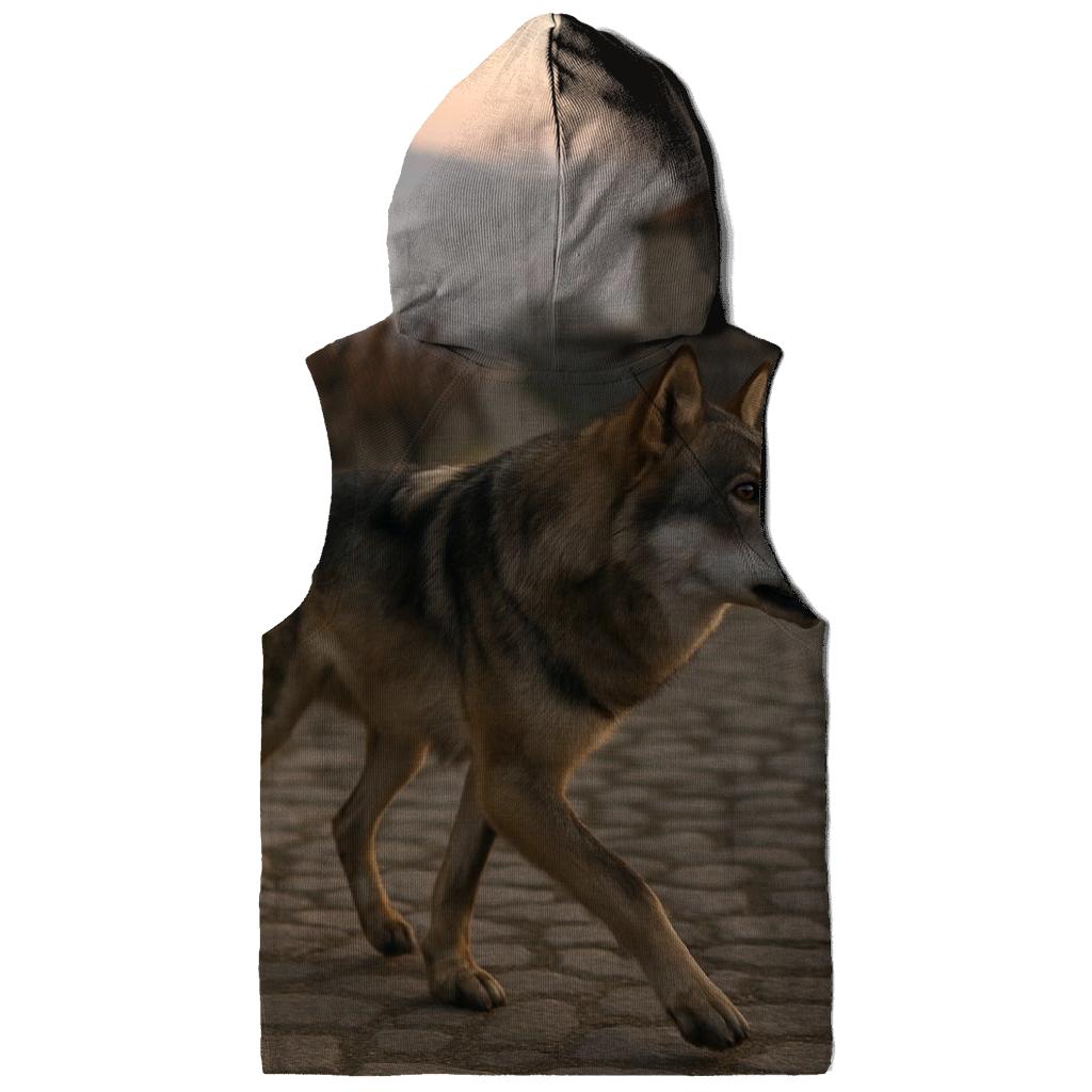 Iberian Wolf Threading A Dawn Vineyard Terraced Valley designer hoodies